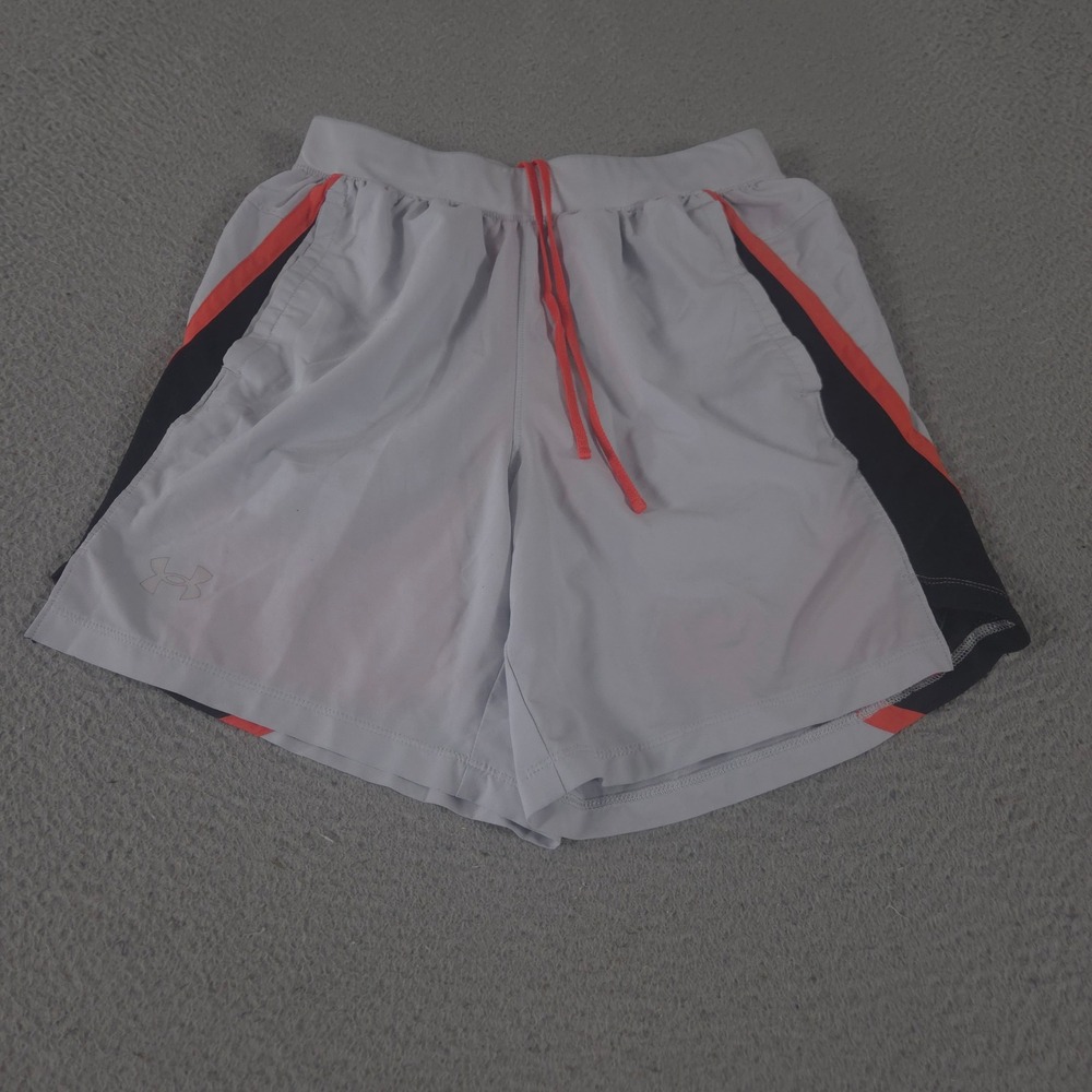 Under Armour Shorts Mens Medium Gray Launch 2-in-1 Running HeatGear Pockets